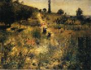 Auguste renoir Road Rising into Deep Grass Spain oil painting artist
